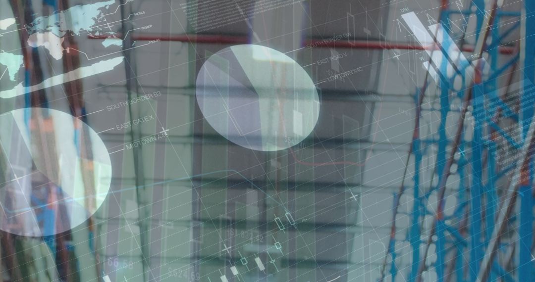 Digital Global Shipping Analytics in Modern Warehouse