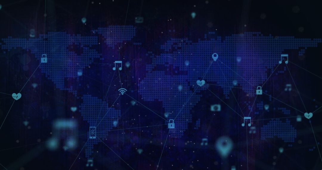 Abstract Global Network and Digital Technology Concept