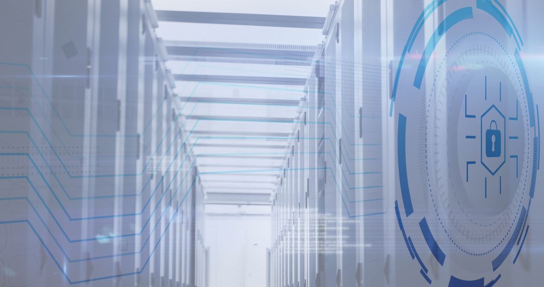 Cybersecurity Technology in Data Center Server Room