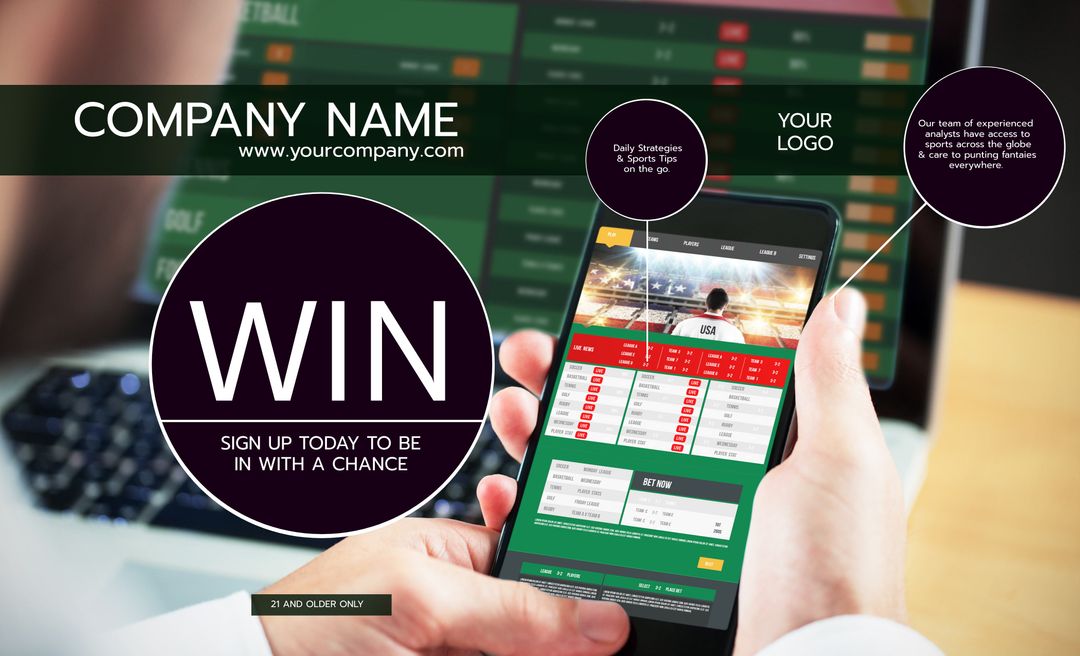 Excitement of Using a Betting App for Sports Enthusiasts - Download Free Stock Templates Pikwizard.com