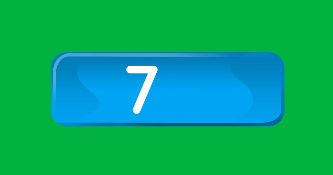 Animated Number Countdown on Vibrant Background