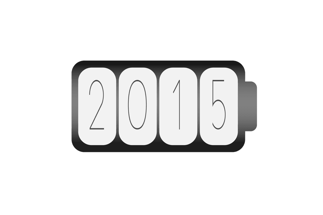 digital 2015 countdown display on transparent background - Download Free Stock Images Pikwizard.com