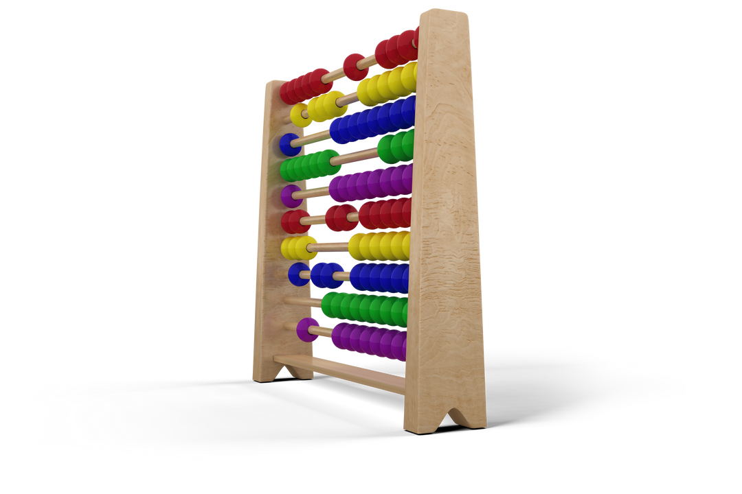 Transparent Background Colorful Wooden Abacus Toy for Kids - Download Free Stock Images Pikwizard.com