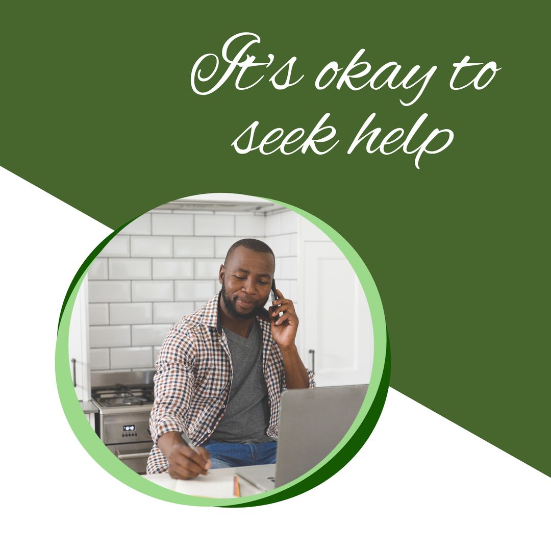 Mental Health Awareness with Supportive Message