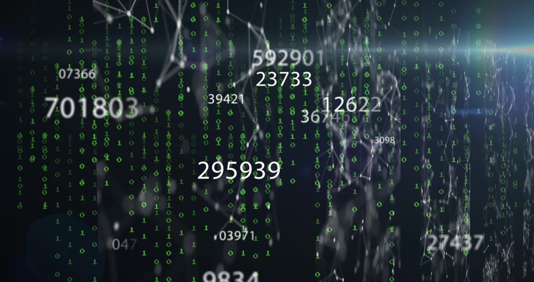 Digital Binary Code and Data Processing Visualization - Free Images, Stock Photos and Pictures on Pikwizard.com