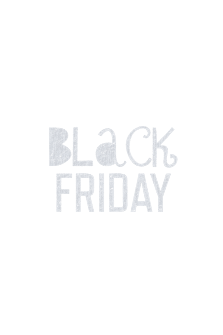 Transparent Black Friday Text Illustration PNG