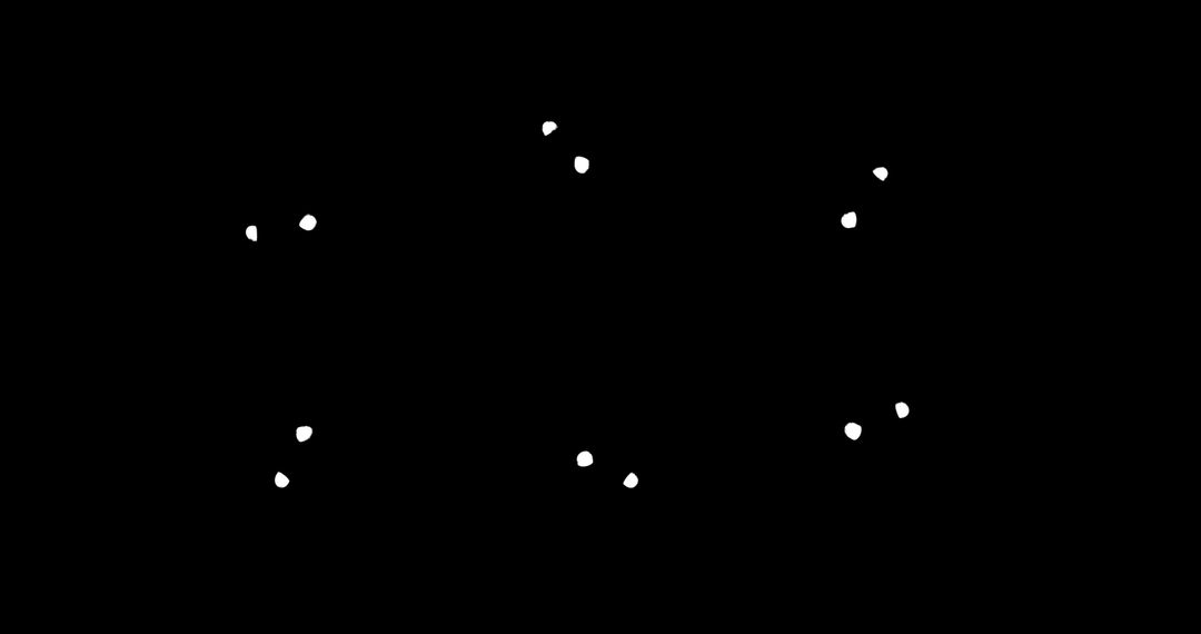 White Arrows Converging on Black Background