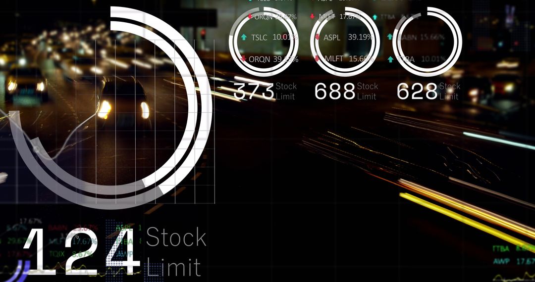 Digital Countdown and Data Security Interface Concept