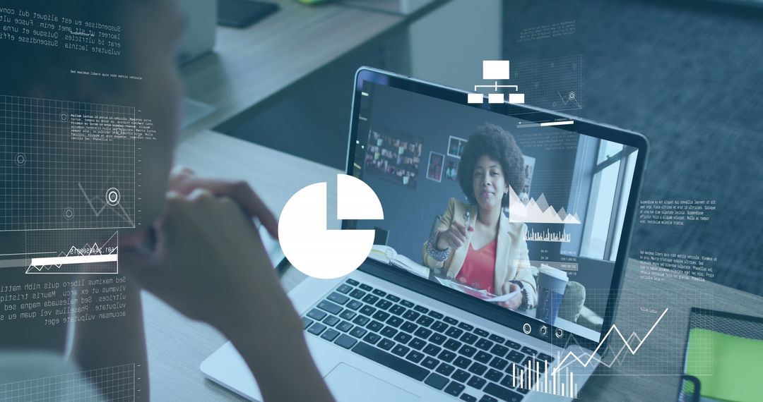 Diverse Teamwork and Technology in Virtual Meeting Concept