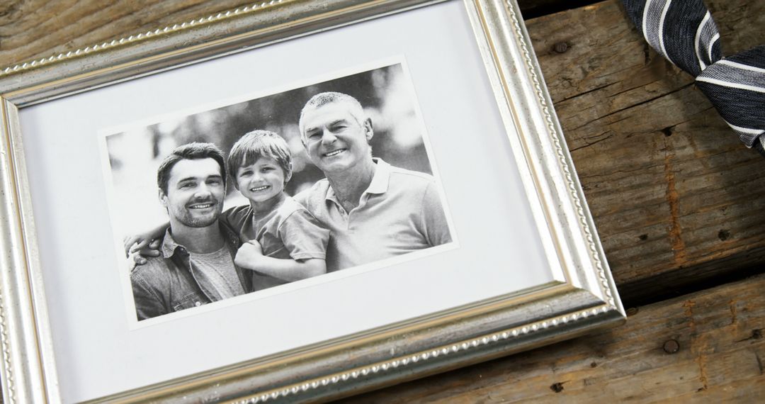 Framed Nostalgic Black and White Family Portrait - Free Images, Stock Photos and Pictures on Pikwizard.com