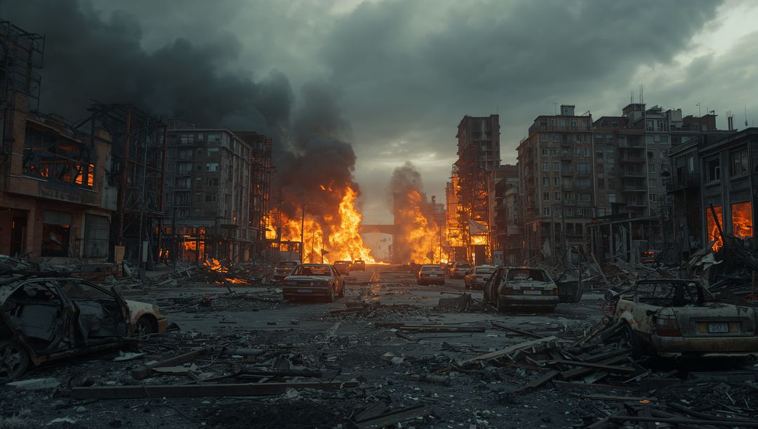 Apocalyptic Urban Destruction with Blazing Inferno