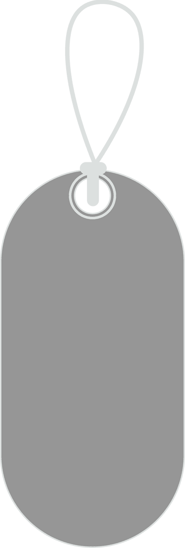 Blank Transparent Tag Label with String for Retail