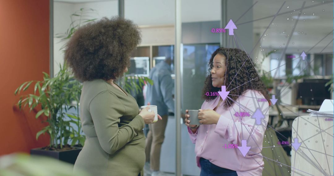 Diverse Business Colleagues Discussing Global Finance in Office