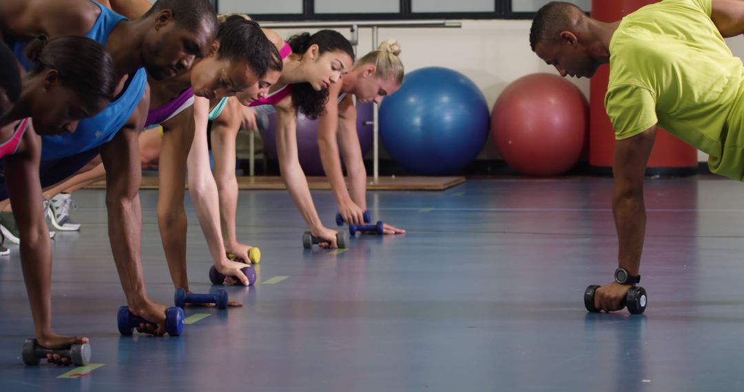 Diverse Group Participating in Fitness Training Session - Free Images, Stock Photos and Pictures on Pikwizard.com