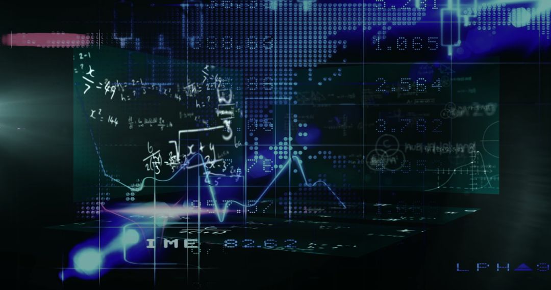 Abstract Data Processing and Data Analytics on Screens Layer - Free Images, Stock Photos and Pictures on Pikwizard.com