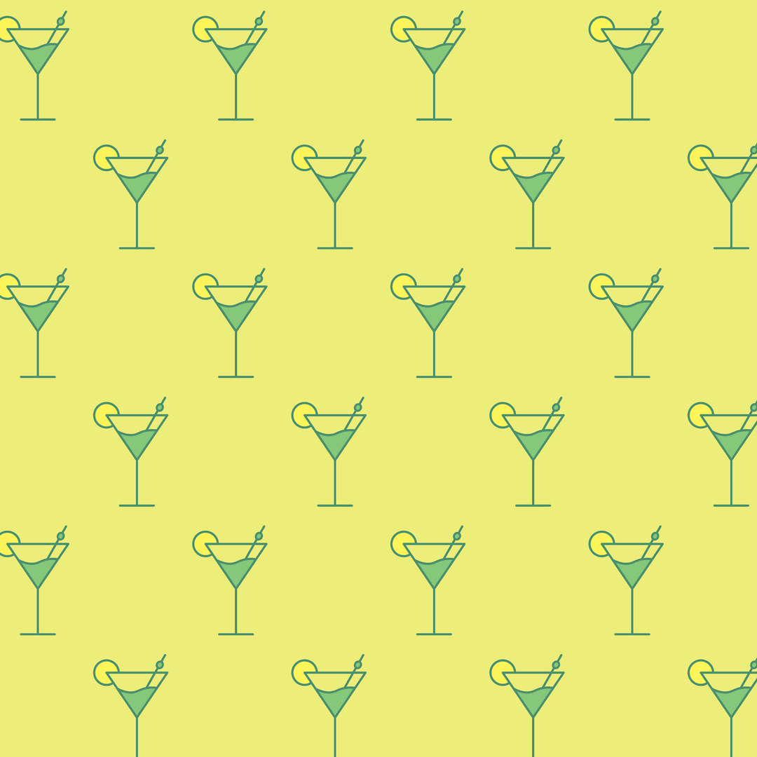 seamless cocktail pattern on transparent background, vector design - Download Free Stock Images Pikwizard.com