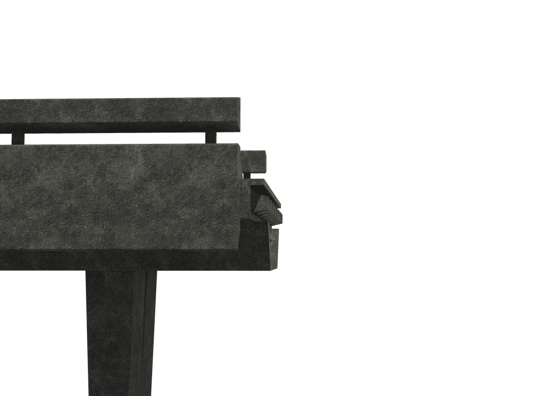 Transparent PNG of Broken Bridge Illustrating Architecture and Destruction