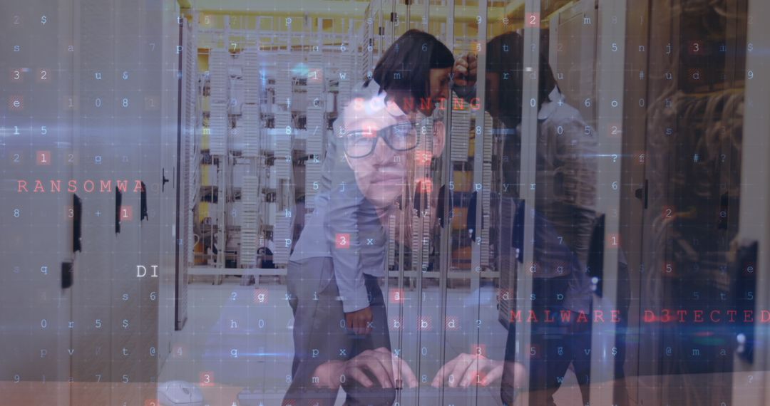 Cyber Security Threats in Data Center Server Room