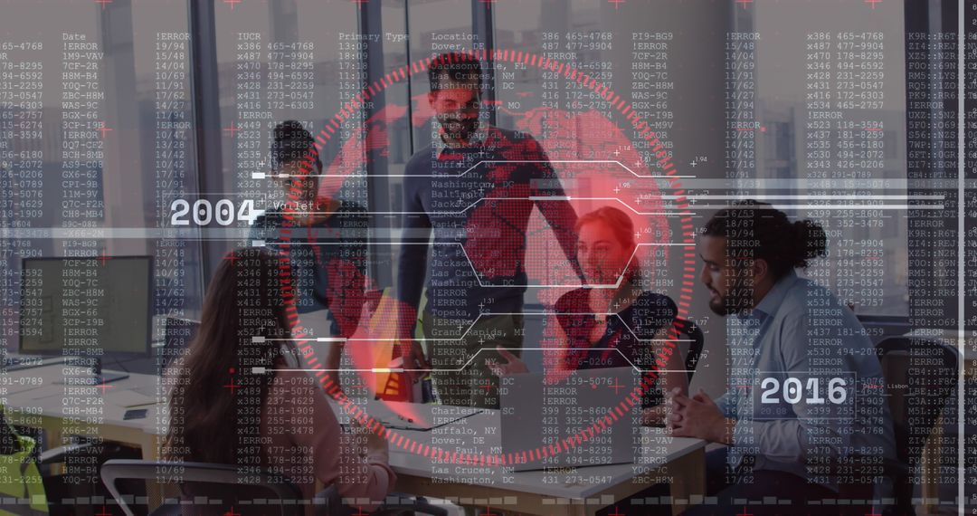 Financial Data Processing Innovating at Business Meeting