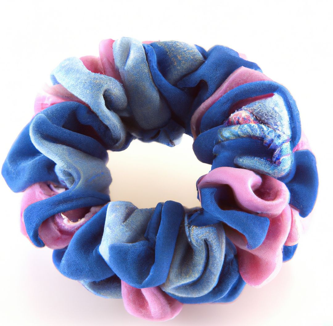 Image of close up of multiple coloured scrunchie on white background - Free Images, Stock Photos and Pictures on Pikwizard.com