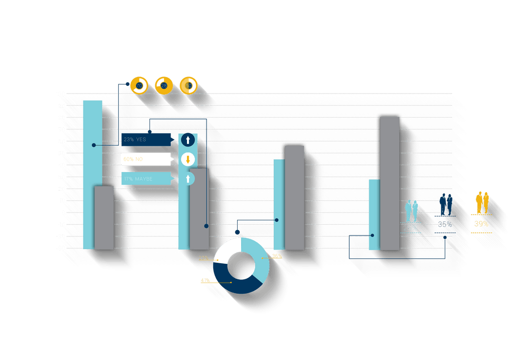 digital interface charts on transparent background for business data analysis - Download Free Stock Images Pikwizard.com