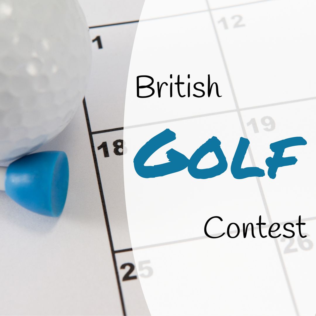 Golf Competition Branding with Calendar Reminder - Download Free Stock Templates Pikwizard.com