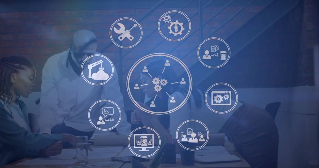 Business Collaboration and Network of Technical Icons