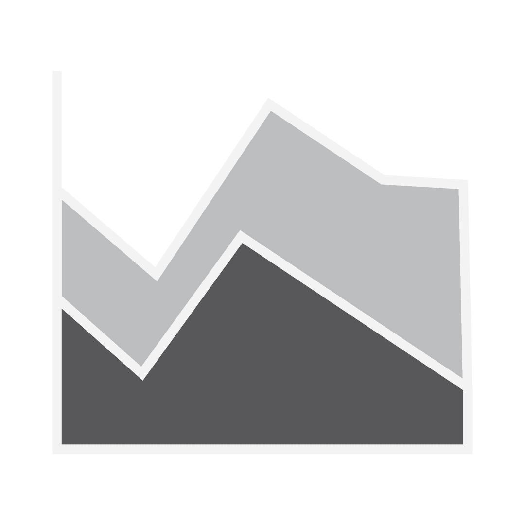 Silhouette of Grey Chart on Transparent Background for Business