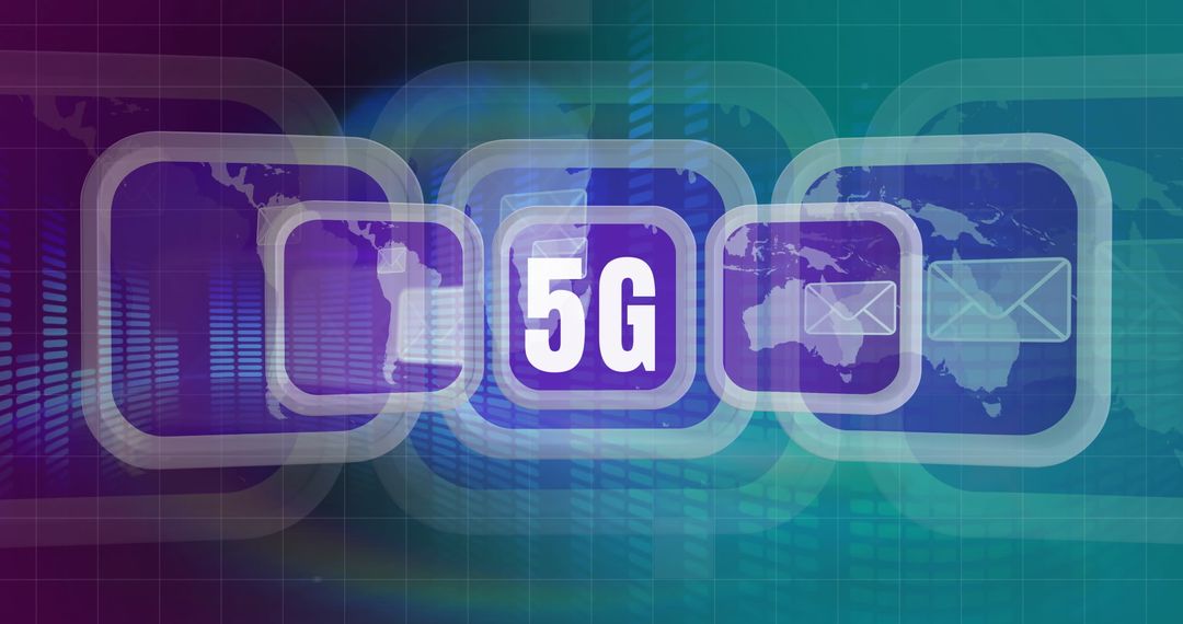 Digital 5G Technology Connection and Global Communication