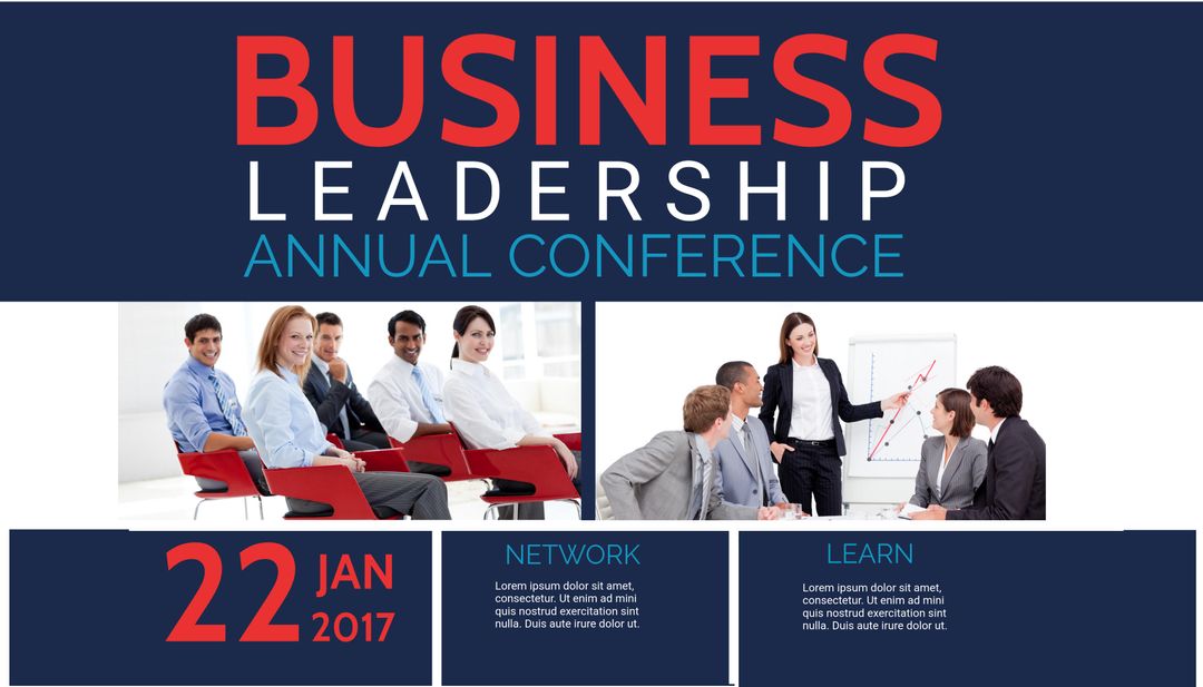 Corporate Business Leadership Annual Conference and Networking Event - Download Free Stock Templates Pikwizard.com