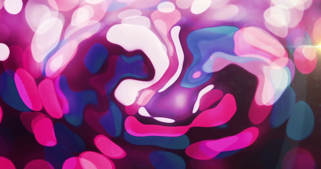 Vibrant Abstract Fluid Colors in Motion