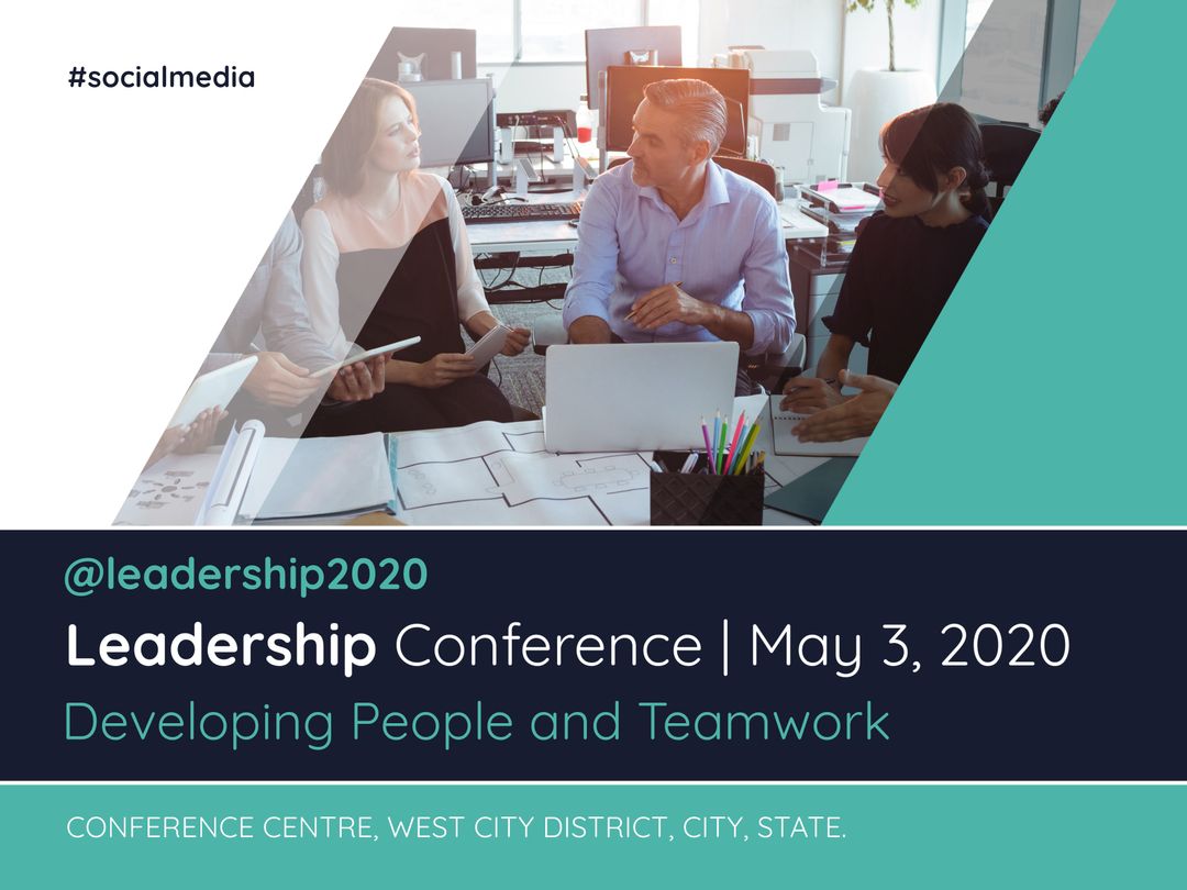Professional Leadership Conference Ad for Team Development and Strategy