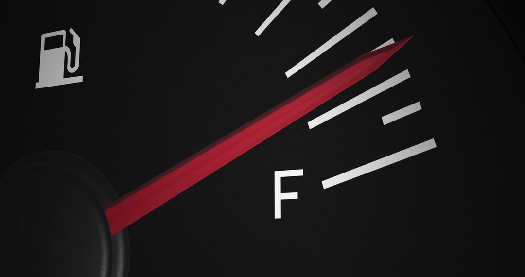 Close-Up of Car Fuel Gauge Indicating Full Tank - Free Images, Stock Photos and Pictures on Pikwizard.com