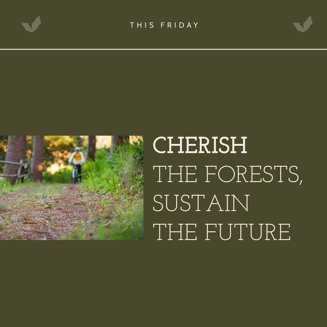 Cycling Through Forest Promoting Conservation Message