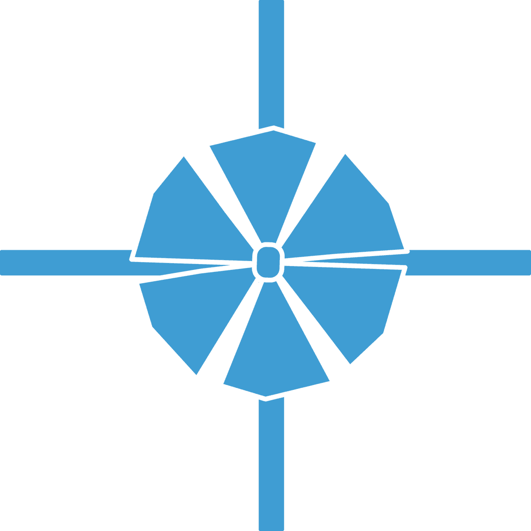 Blue Ribbon and Bow on Transparent Background for Celebrations