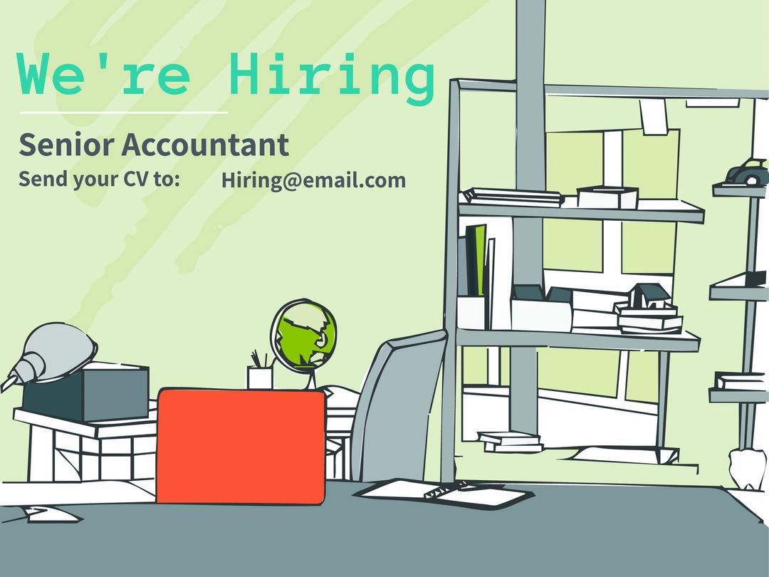 We're Hiring Senior Accountant - Dynamic Growth Opportunity - Download Free Stock Templates Pikwizard.com