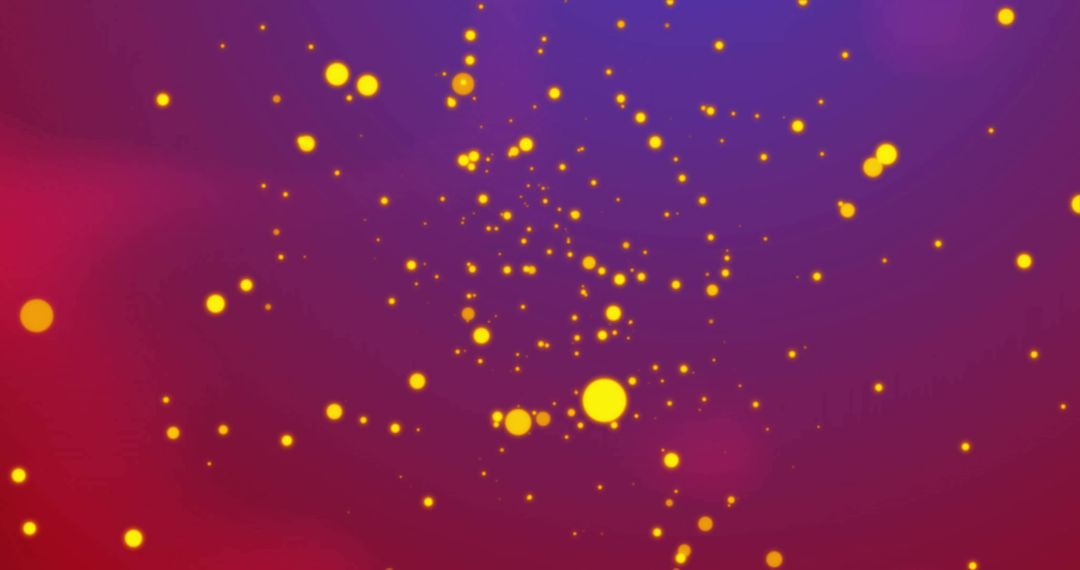 Vibrant Yellow Orbs on Gradient Background