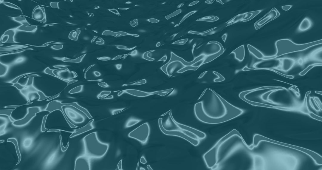 Abstract Liquid Surface Reflections in Navy Blue Hues