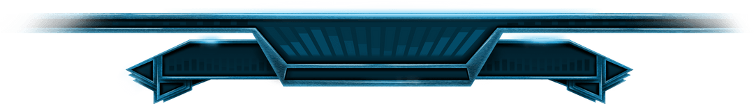 Blue Abstract Digital Shape on Transparent Background