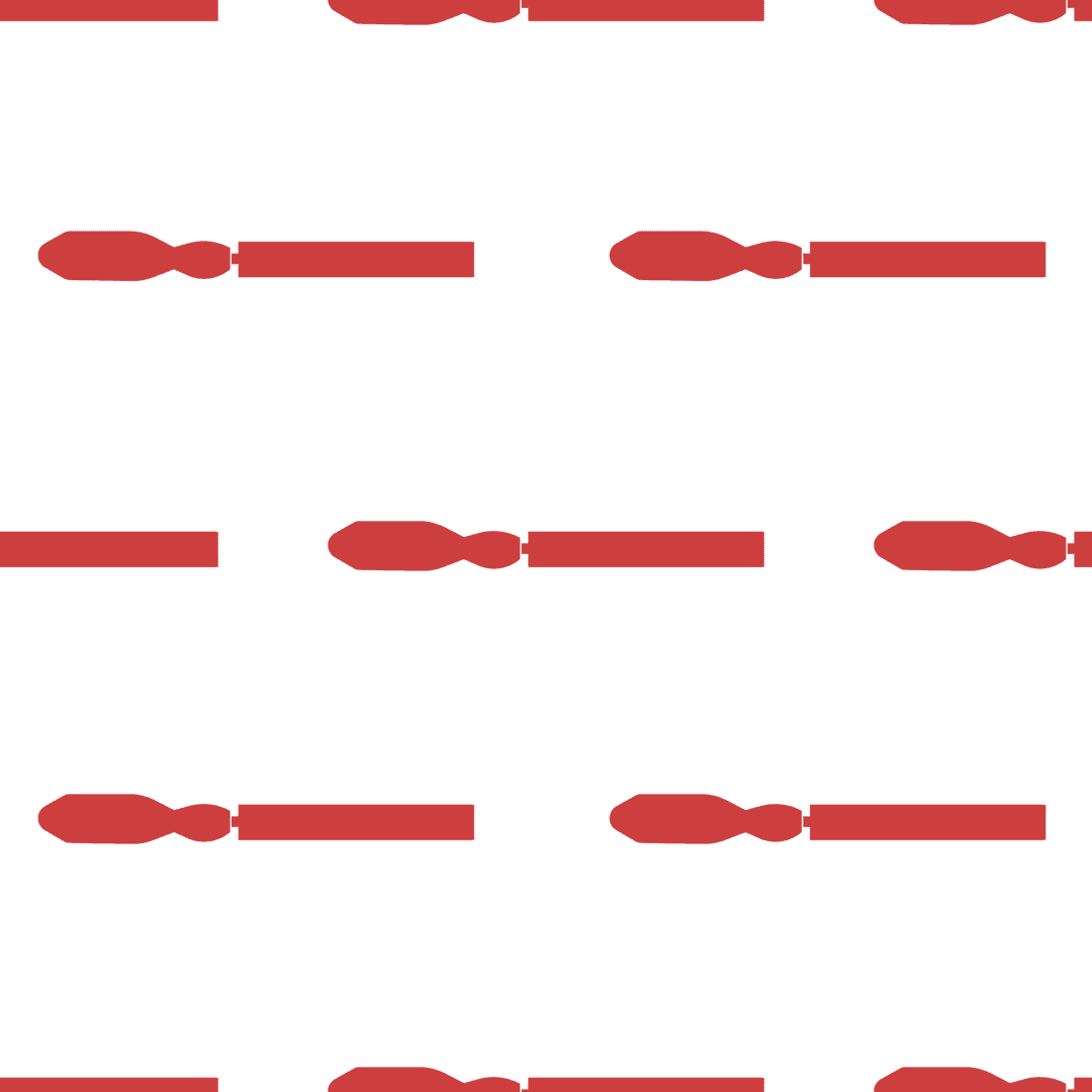 Red file tools seamless pattern on transparent background