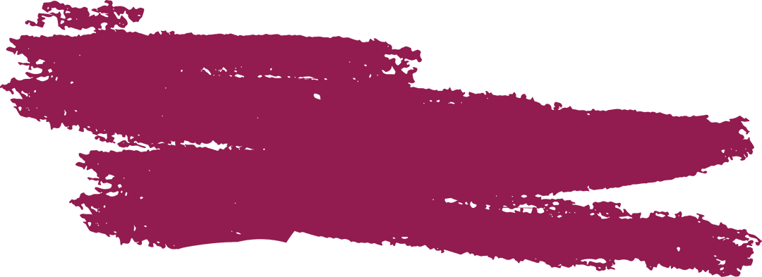 Magenta Paint Stroke with Transparency on Clear Background