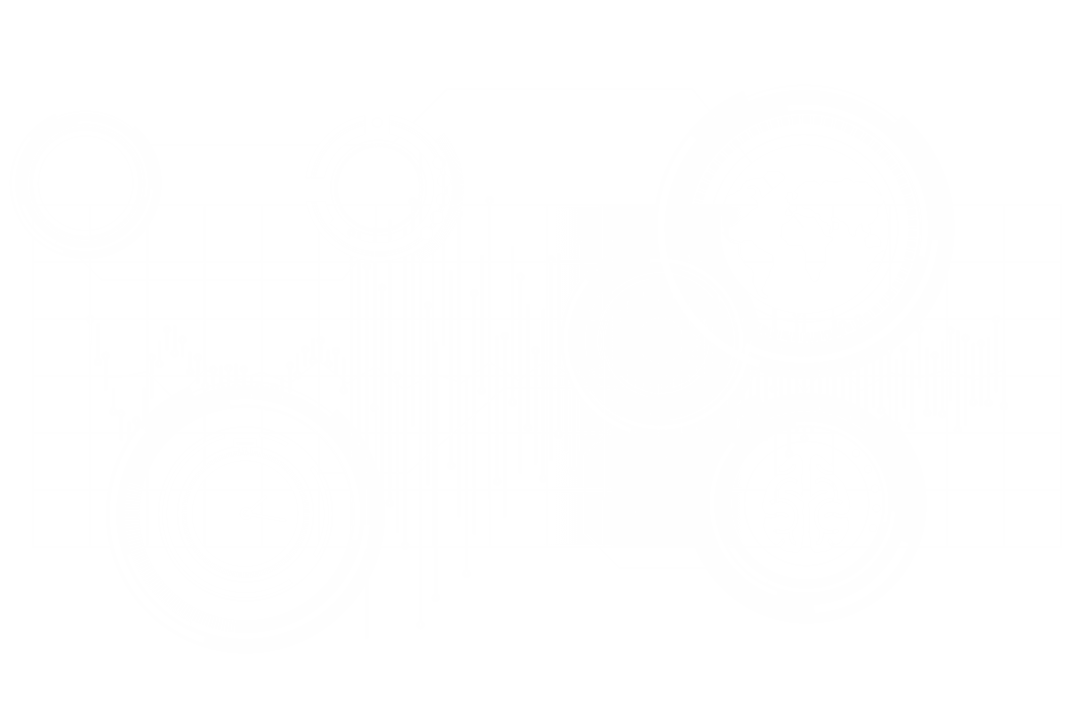 Futuristic Digital Scope and Globe on Transparent Background