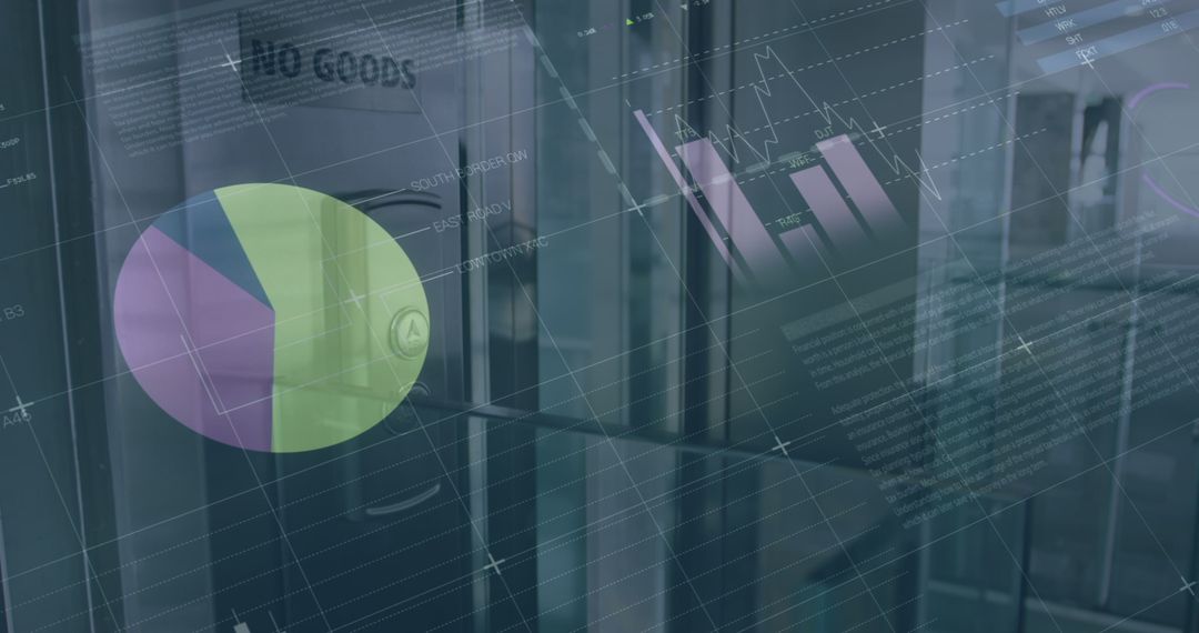 Abstract Data Analytics on Office Background