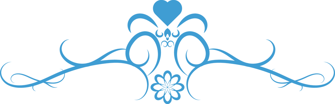 Elegant Blue Floral Decoration on Transparent Background - Download Free Stock Images Pikwizard.com