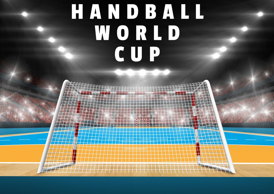 Handball World Cup Stadium with Bright Lights - Free Images, Stock Photos and Pictures on Pikwizard.com