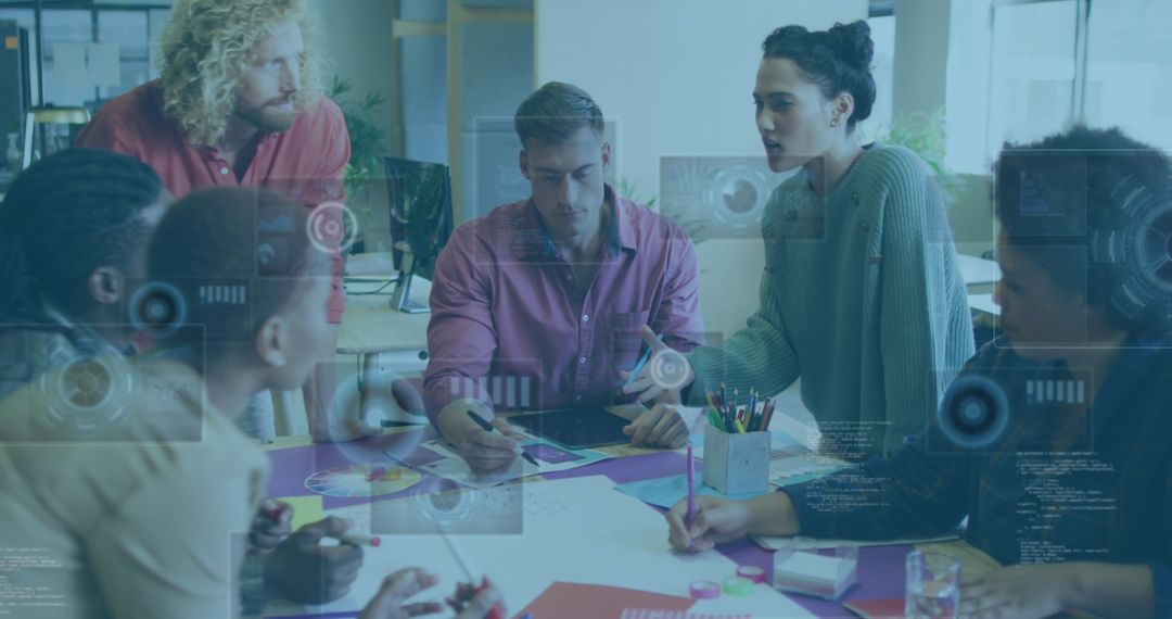 Team Collaborating on Digital Transformation Projects