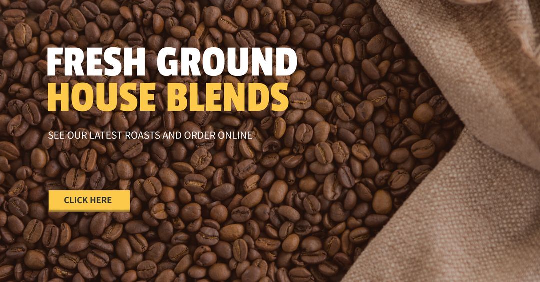 Artisan Coffee Beans for Fresh House Blends Promotion