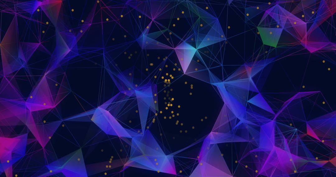 Vibrant Geometric Shapes Creating Dynamic Visuals