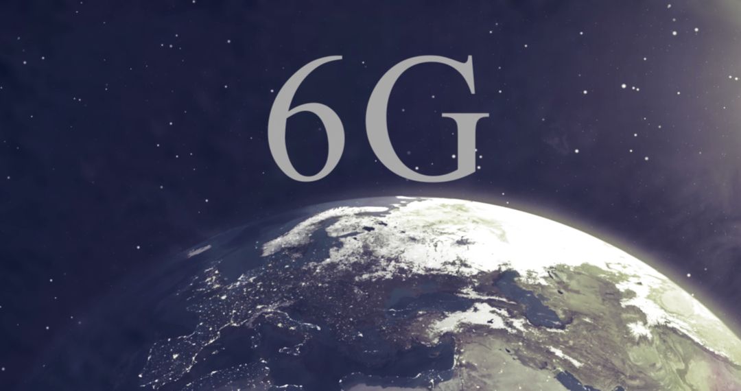 6G Technology Concept Over Earth in Space - Free Images, Stock Photos and Pictures on Pikwizard.com