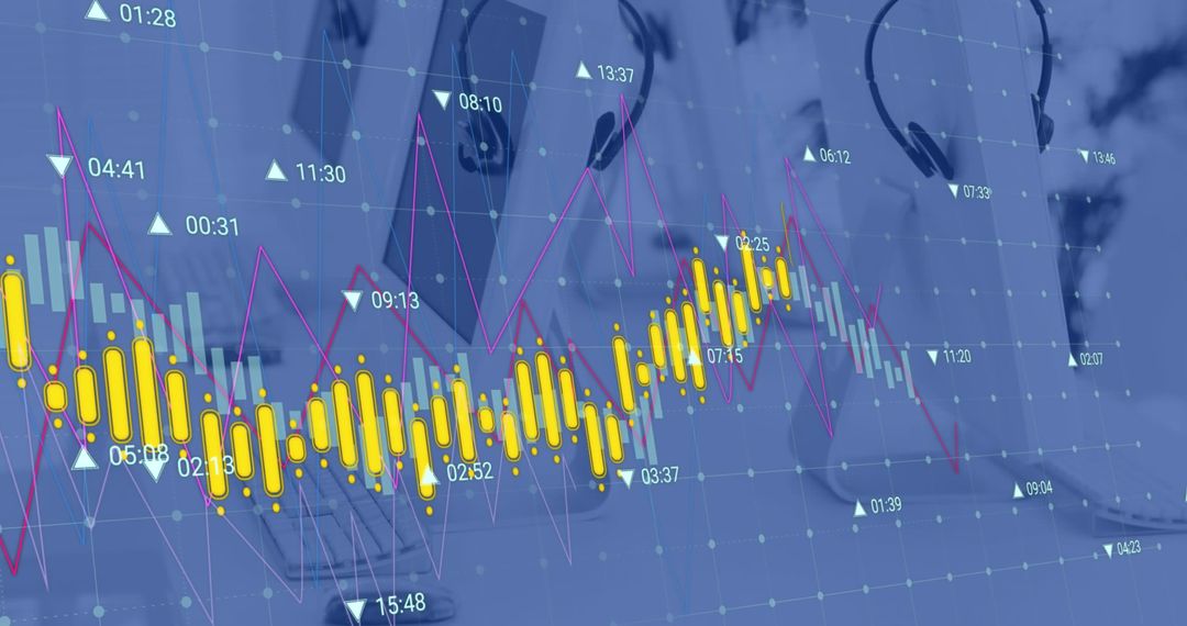 Abstract Financial Data Overlay on Computers